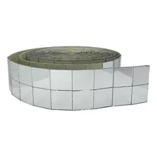 Espelho De Vidro Quadrado Adesivos Mosaico Decoração 20mm 2m