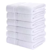Utopia Towels Toallas Medianas De Algodón, Blancas, 24 X 48 
