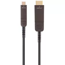 Cable De Vídeo Hdmi Monoprice Usb 3.1 Tipo C A, 30 Pies, 4k.