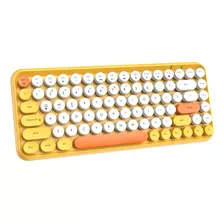 Teclado Inalámbrico Mini Portátil Felicon/amarillo