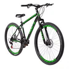 Bicicleta Aro 29 Woltz Aço Carbono Ez Fire A Disco Suspensão