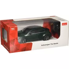 Vehículo R/c Beetle Escala 1:24 Rastar Con Luces Color Verde Oscuro