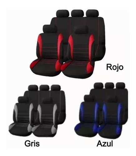 Funda De Asiento Coche De Polister Universal Para 5asientos Foto 3