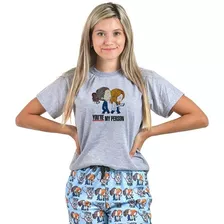 Conjunto Pijama Largo Greys Anatomy Hombre, Mujer, Niñxs