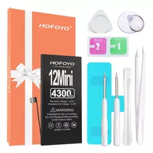 Hofoyo (batera Mejorada De 4300 Mah Para iPhone 12 Mini, Bat
