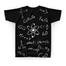 Camiseta Camisa Química Cálculos Átomo Física Contas