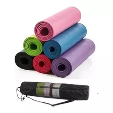 Yoga Mat Colchoneta + Bolsa Transporte Nbr 183x61x10mm Pro