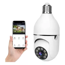 Camara Wifi Ip Robotica 360° Tipo Bombillo Vision Nocturna