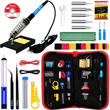 Kit Soldadura Eléctrica Portatil Soldador De Hierro 5 Pcs