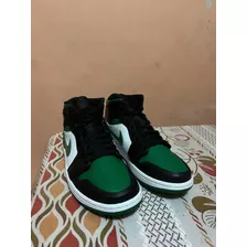Jordan 1 Mid Green Toe Talla 27.5 Mx Original