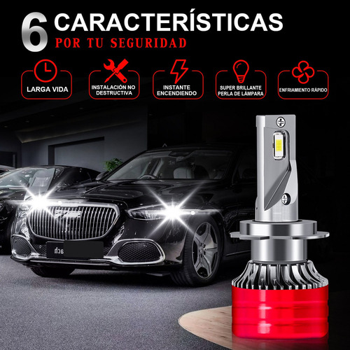 Kit Focos Led Bombilla H7 Luz De Cruce Para Mazda 14000lm Foto 2