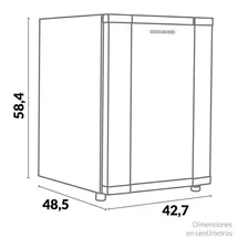 Challenger Titanium - Ref. Cr 083 Mini Bar, 50 L Color Gris 115v