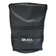 Bag Capa Luxo Jbl Max 12 Espuma 25 Mm Com Bolso Para Cabos