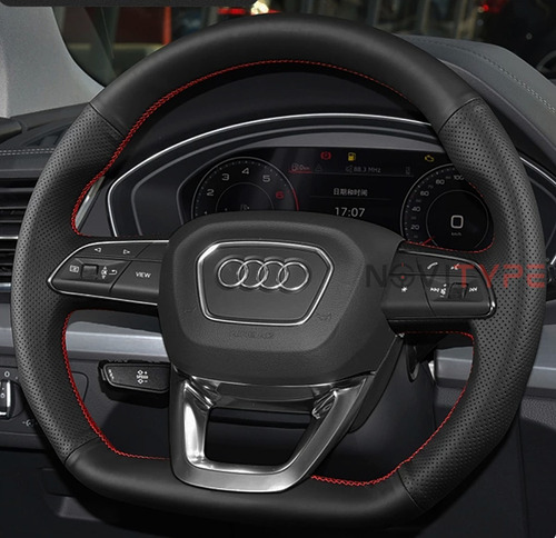 Funda Cubre Volante Audi Q3 Q5 Q7 Q8 Sq5 Sq7 Sq8 2015-2023 Foto 2