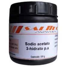 Sodio Acetato 3-hidrato P. A. X 100 Gr - Salttech