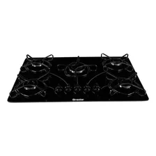 Cooktop 5 Bocas Super Automático Easy Clean Preto Bivolt