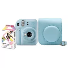 Kit Câmera Instantânea Fujifilm Instax Mini 12 Azul Candy +