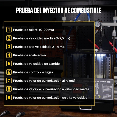 Gdi Laboratorio De Inyector 116psi Y Tina Ultrasnica Autool Foto 4