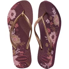 Chinelo Havaianas Slim Organic Original Feminino Florido