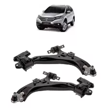 2 Bandeja Dianteira Completa + Pivô Honda Crv 2015 2016 2017