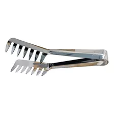 Pegador De Massa Inox 20cm Self Service Pinça Dentada