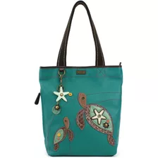 Chala Bolso Everyday Tote (two Turtle - Dark Turquoise)