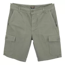 Bermuda Nicoboco Sarja Cargo Durban Verde - Masculino