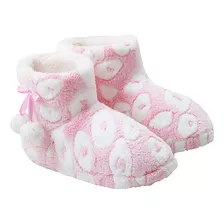 Pantufla Mujer Mujer Botas Rosado Corona