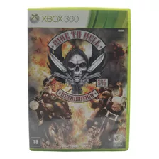 Game Ride To Hell Retribution Original Xbox 360 Mídia Física