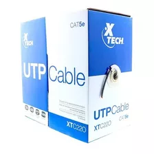 Cable Utp Cat5e Lan Caja 305m Xtech Gris