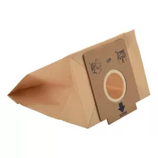 10 Unidades De Bolsas De Papel Kraft Para Aspiradoras, Doble