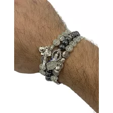 Pulseira Bracelete De Nossa Senhora Aparecida Com Strass