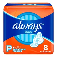 Absorvente Always Super Proteção Seca Com Abas 8 Unidades