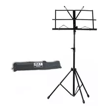 Estante Para Partitura Suporte Pedestal Dobrável +bag Capa