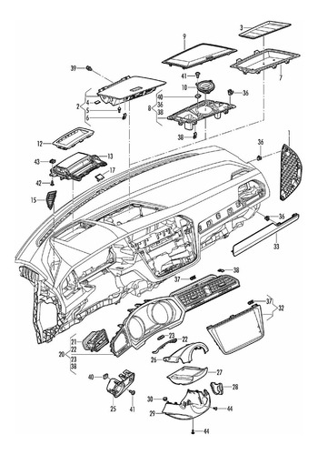 Tapa De Panel De Control Tiguan Original  Foto 4