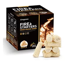 Kit De 60 Iniciadores De Fuego Para Chimeneas Camping Hornos