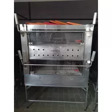 Forno Fritomaq A Gás Em Inox, Câmaras Duplas 90x90