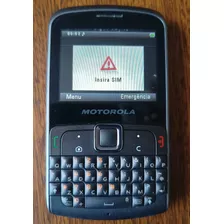 Celular Motorola Motokey Ex112 Usado