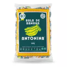Bala De Banana Antonina Natural 500g Sem Conservantes