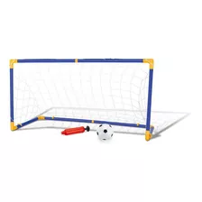 Kit Trave Grande Bola Infantil Chute Gol Rede Bomba Dmt5075