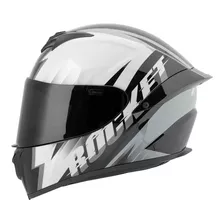 Casco Integral Joe Rocket Rkt 100 Atomic 3.0 White / Black