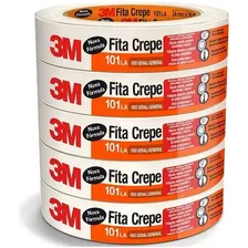 Fita Crepe 24mm X 50m 3m 101la Kit 5 Rolo Pintura Artesanato