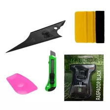 Kit Espatula + Raspador Insulfilm Envelopamento Automotivo