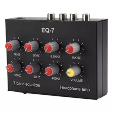 Amplificador De Auriculares Eq-7 Para Coche, Ecualizador Eq