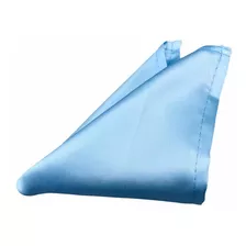 Lenço Social De Bolso Masculino Padrinhos Ternos Azul Claro