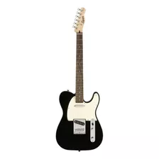 Guitarra Eléctrica Squier By Fender Bullet Telecaster De Álamo Black Poliuretano Brillante Con Diapasón De Laurel Indio