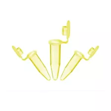 Tubo 0,5ml Centrifugação Amarelo Pino Microtubo 1.000und