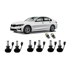 Kit Lampada Super Led Bmw 320i Farol Alto Baixo Milha