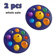 2pc Push Fidget Planet Simple Dimple Squeeze Toy (toda La Ve