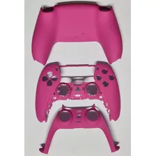 Carcaça Nova Pink Para Controle Dualsense De Ps5